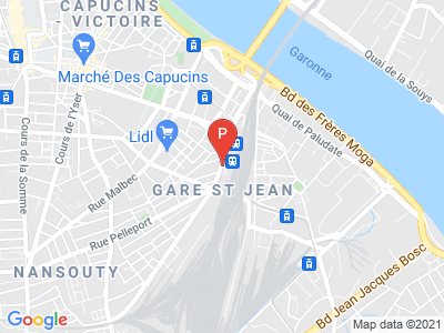 parking Gare Saint Jean Arret Minute Nord Et Sud